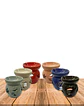Set Difusor Ceramica de Colores JI25-78 - Miniatura 1
