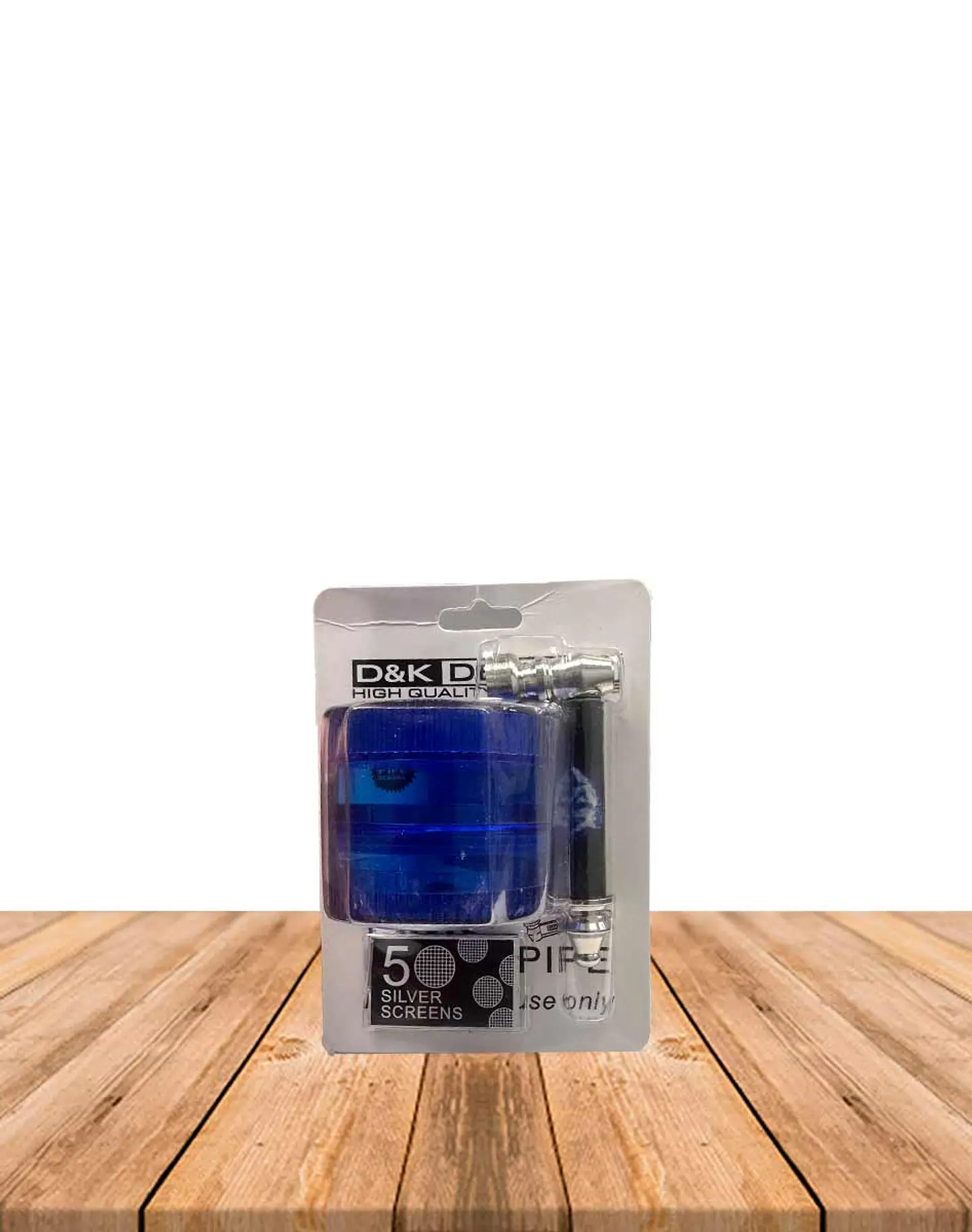 Moledor Acrilico 2 de 1  con Pipa Metálica DK7122 1