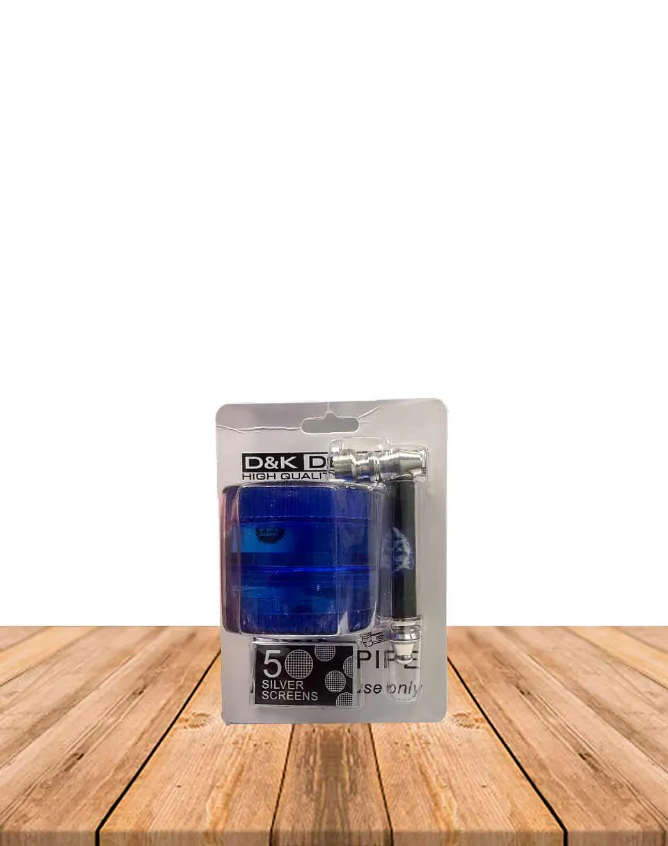 Moledor Acrilico 2 de 1  con Pipa Metálica DK7122 1