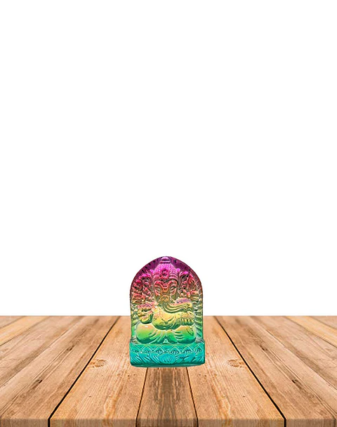 Ganesh Cristal  Color Pequeño JI23-174C