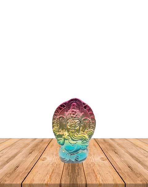 Ganesh Cristal  Color Pequeño JI23-171C