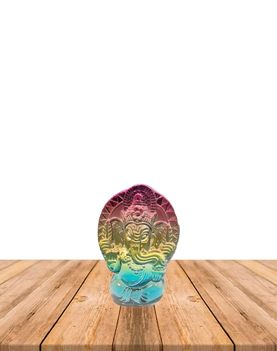 Ganesh Cristal  Color Pequeño JI23-171C 1