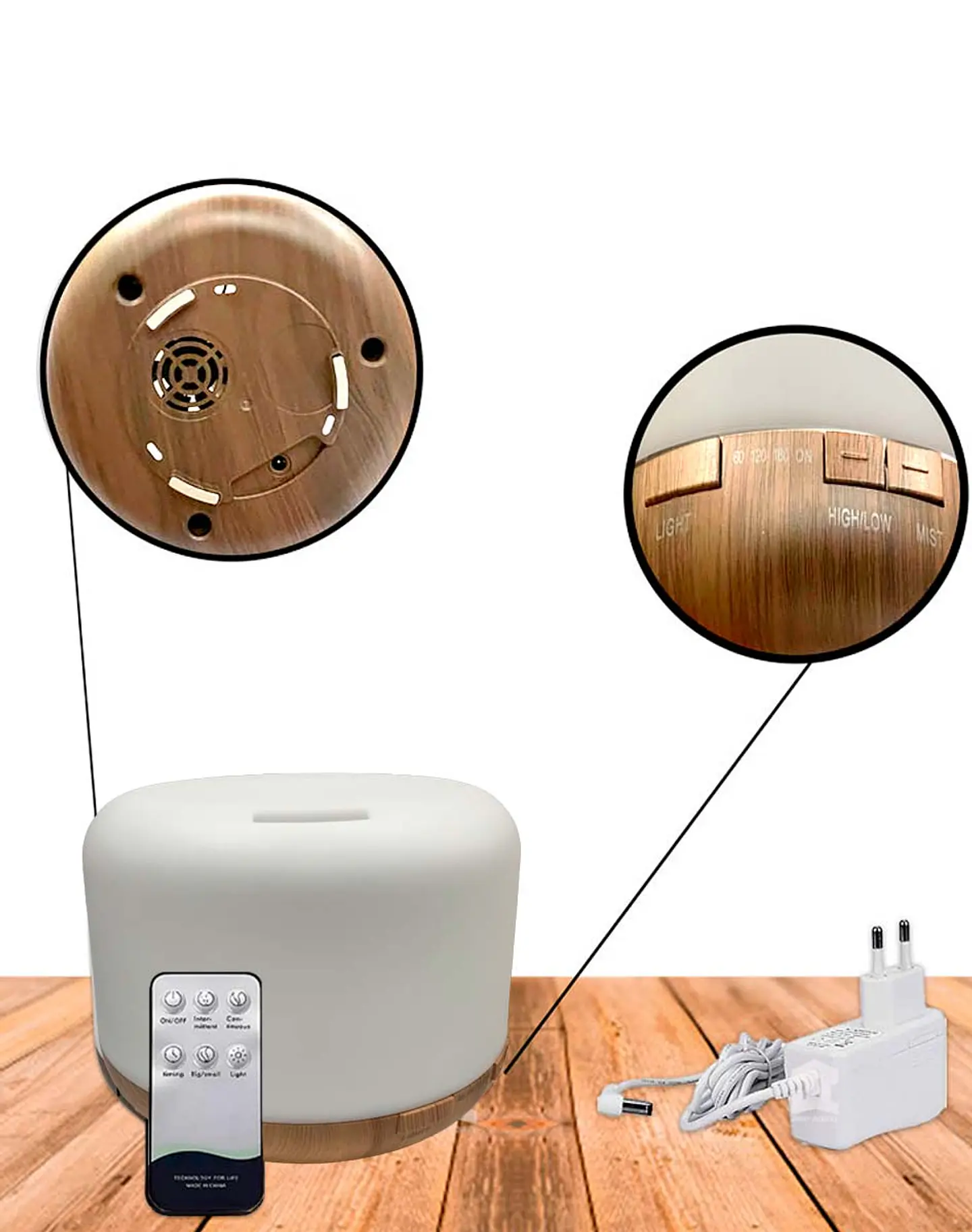 Difusor Humidificador Cilindro c/Control  JI23-412 2