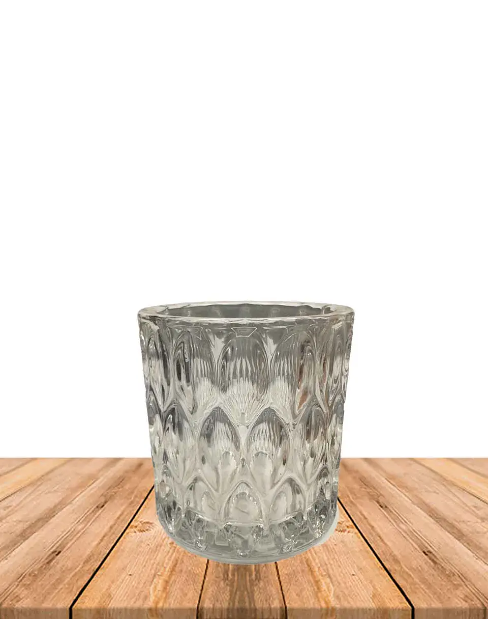 Porta vela Vidrio Diseño JI23- 144 1