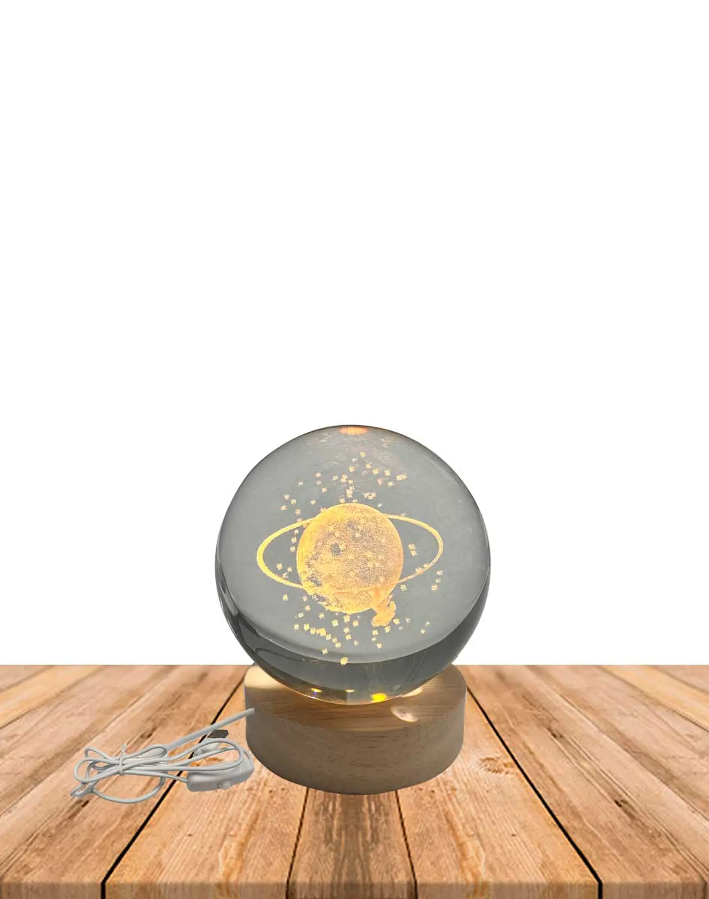 Esfera Cristal 3D 8 cm PLANETA JI24-21 1