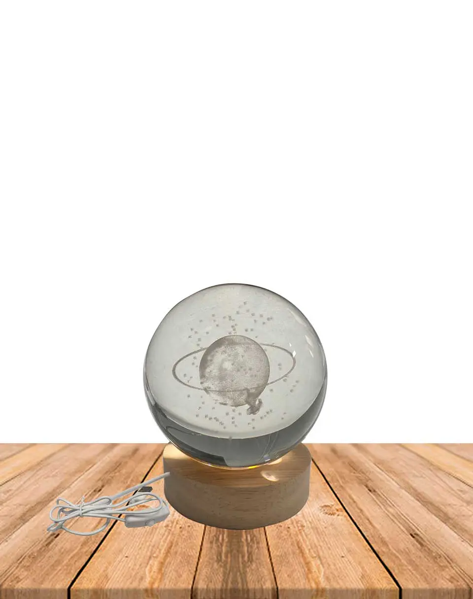 Esfera Cristal 3D 8 cm PLANETA JI24-21 2