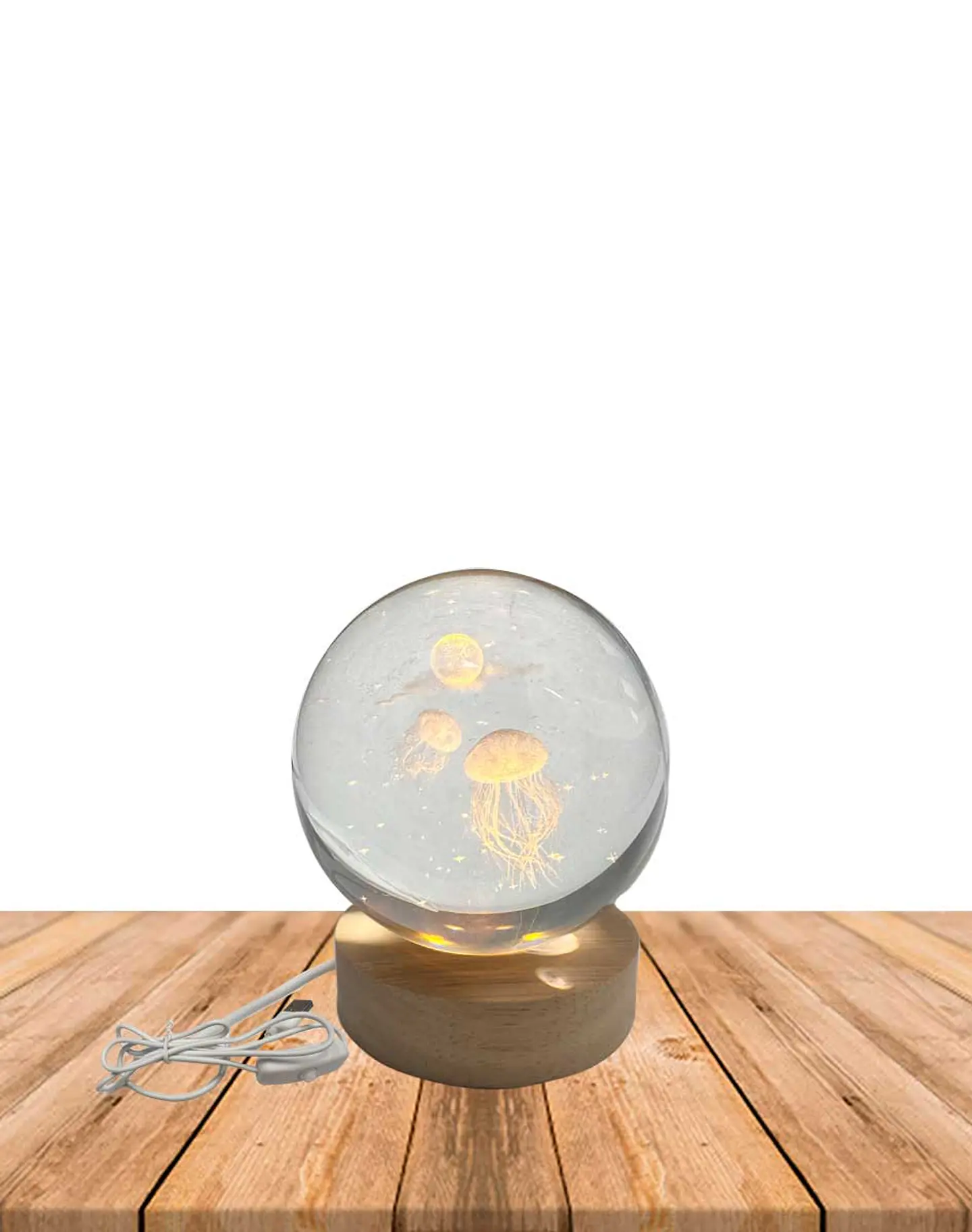 Esfera Cristal 3D 8 cm MEDUSA JI24-20 1