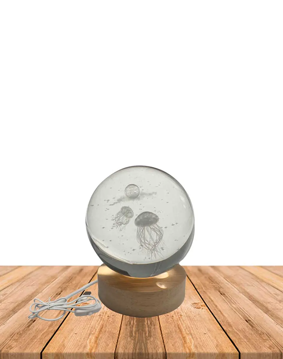 Esfera Cristal 3D 8 cm MEDUSA JI24-20 2