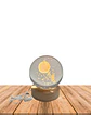 Esfera Cristal 3D 8 cm Escala a la Luna JI24-22 - Miniatura 1