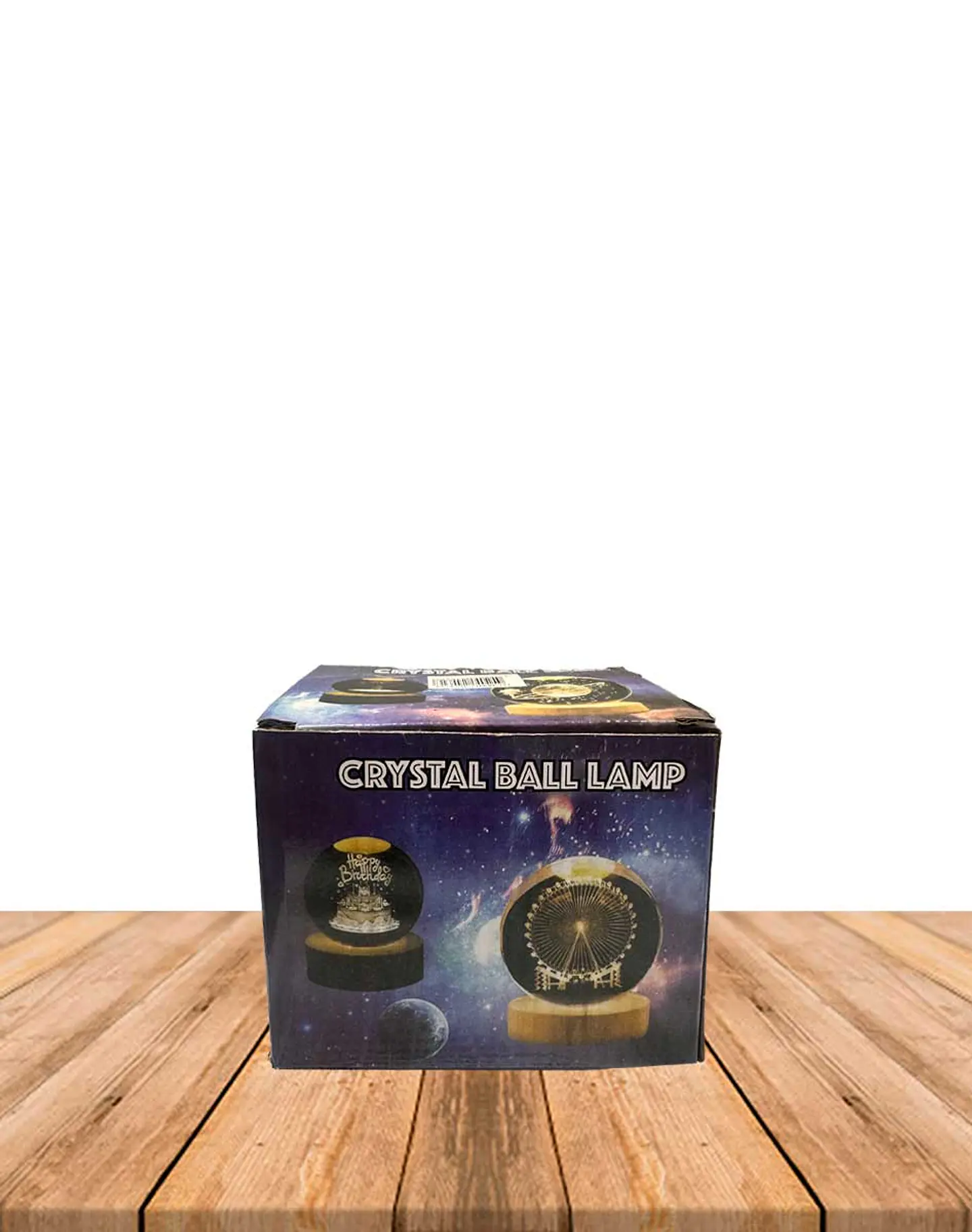 Esfera Cristal  3D 8 cm Trébol JI24-19  3