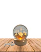 Esfera Cristal 3D 8 cm ASTRONAUTA Y PLANETAS JI24-23 - Miniatura 1