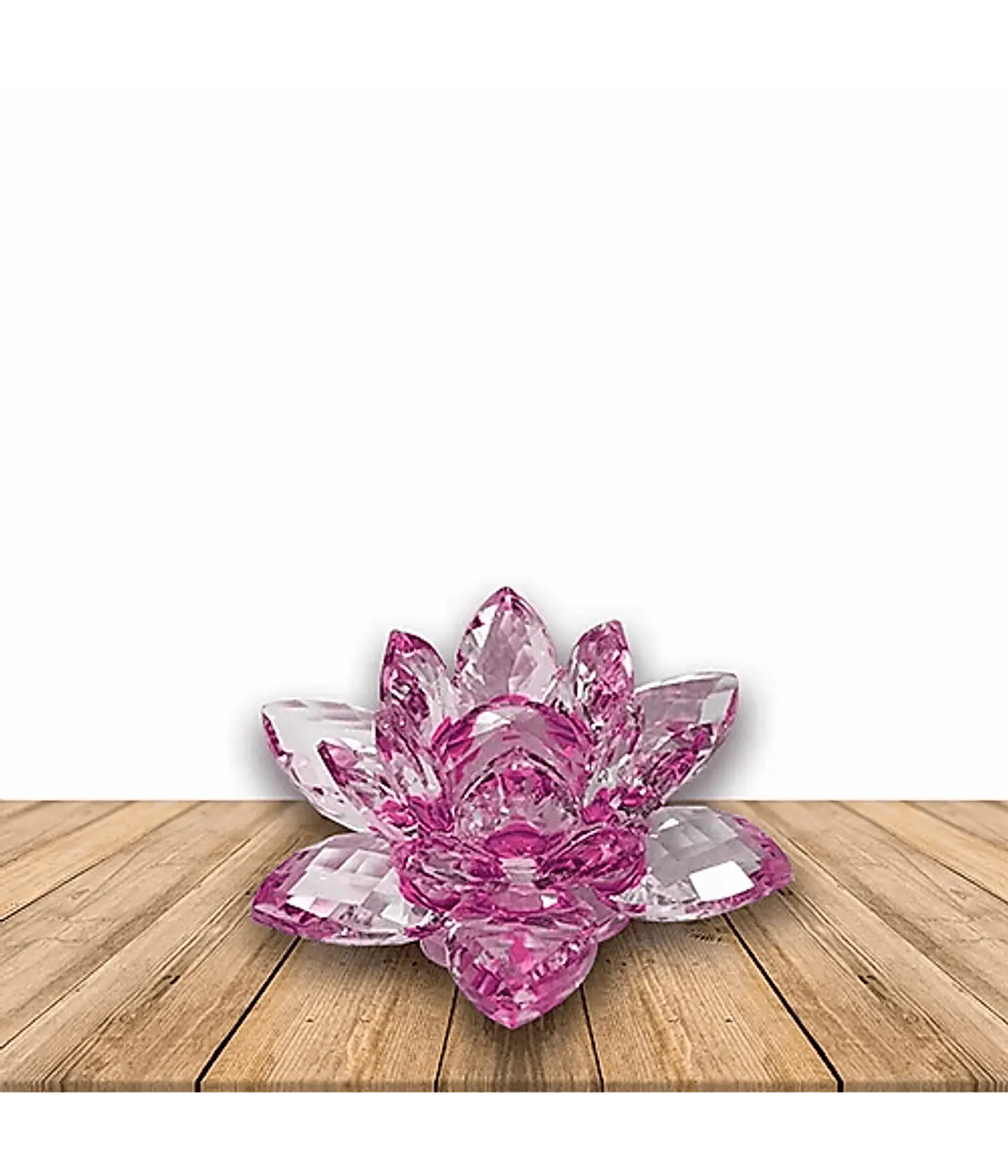 Flor de loto Cristal Grande 60MM  7