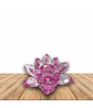 Flor de loto Cristal Grande 60MM  - Miniatura 7