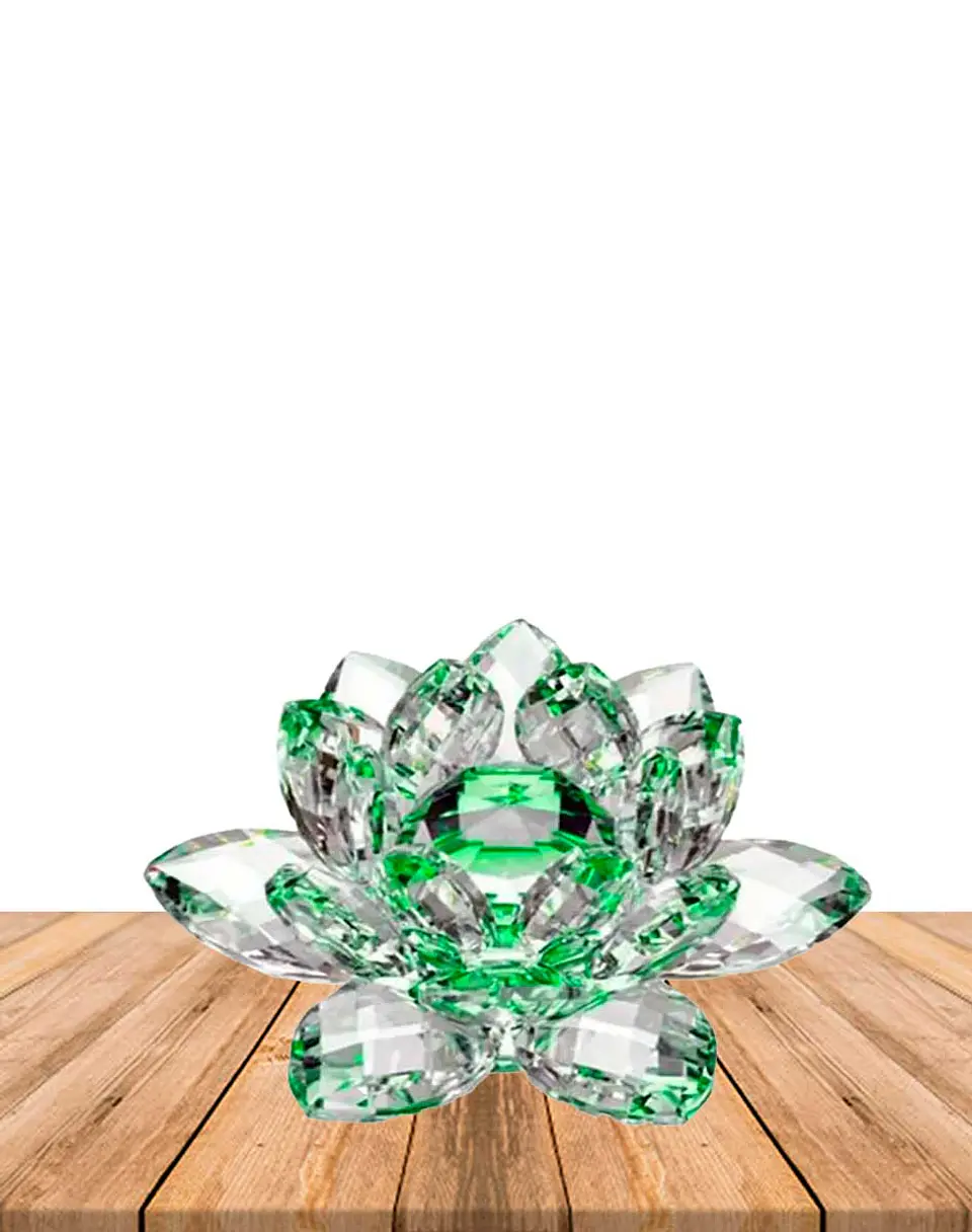 Flor de loto Cristal Grande 60MM  6