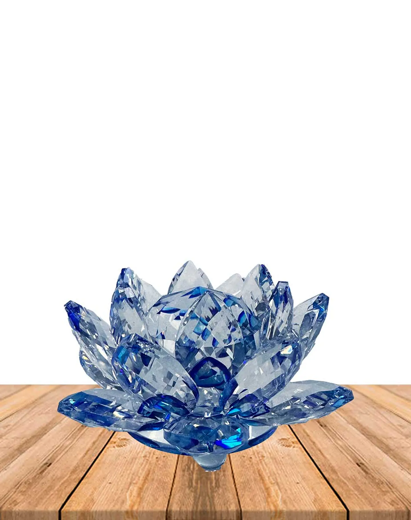 Flor de loto Cristal Grande 60MM  2