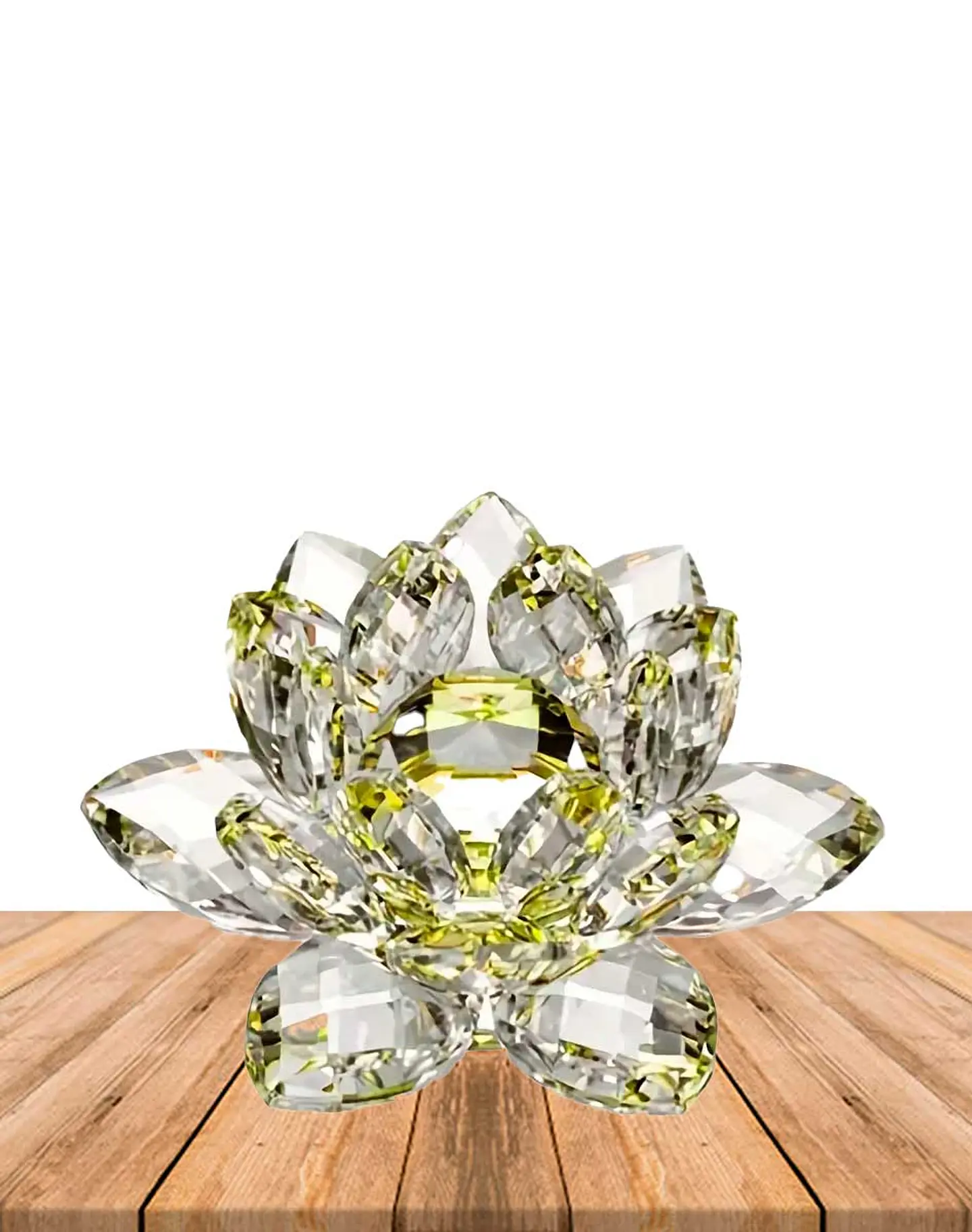 Flor de loto Cristal Grande 60MM  1