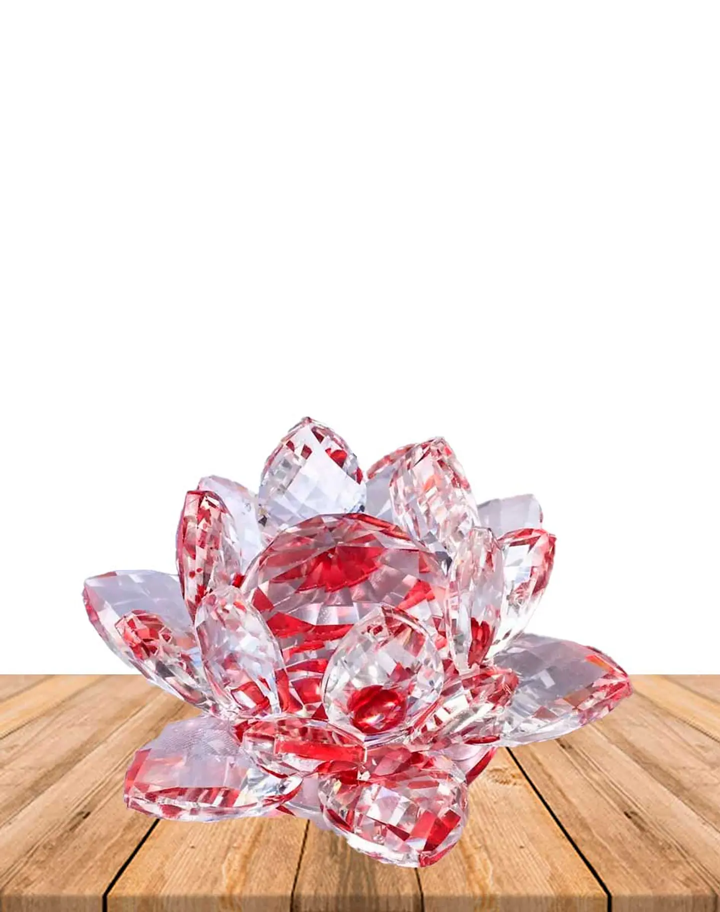 Flor de loto Cristal Grande 60MM  4