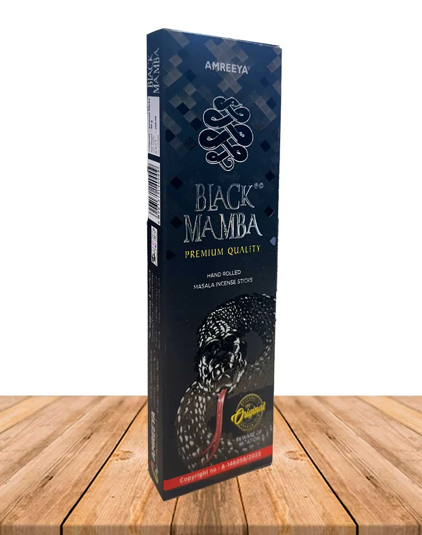 Incienso con Perfume Arabe Black Mamba 1