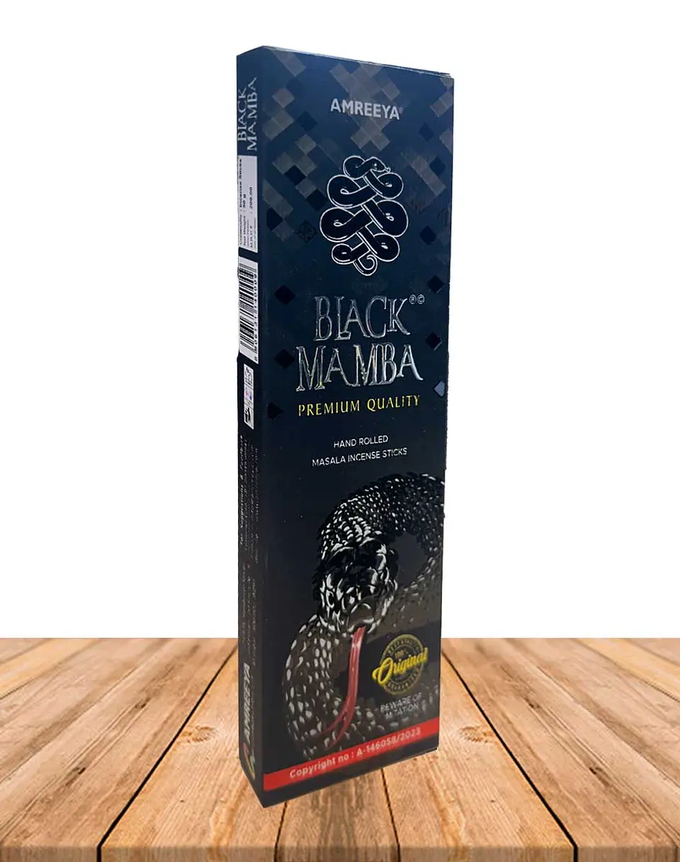 Incienso con Perfume Arabe Black Mamba 1