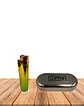 Encendedor Clipper Metálico Verde - Miniatura 1