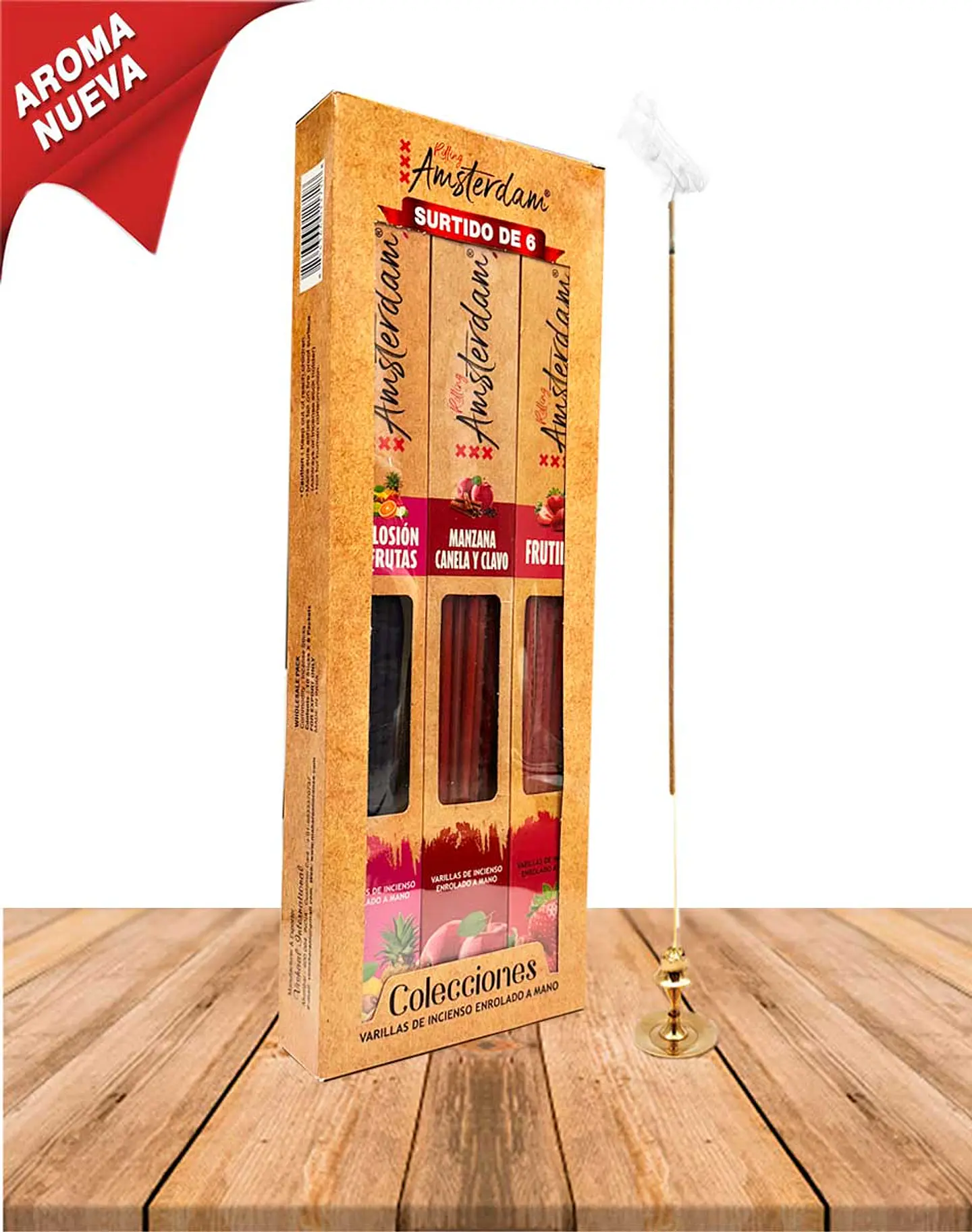 Incienso Jardin Rolling Amsterdam 41 Cm Mix 2 1