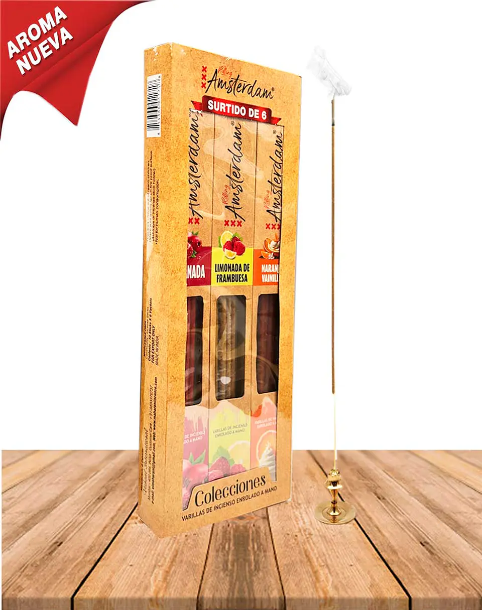 Incienso Jardin Rolling Amsterdam 41 Cm Mix 3 1