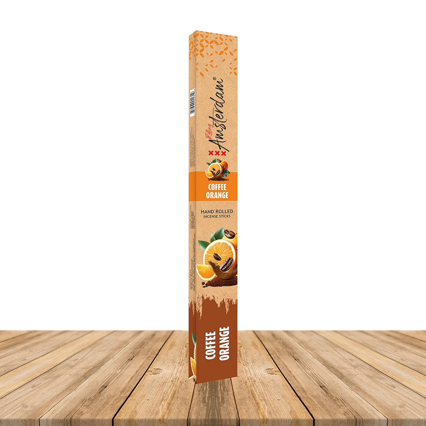 Incienso Jardin Rolling Amsterdam 41 Cm Cafe Naranja 3