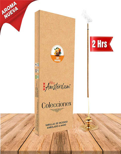 Incienso Jardin Rolling Amsterdam 41 Cm Cafe Naranja