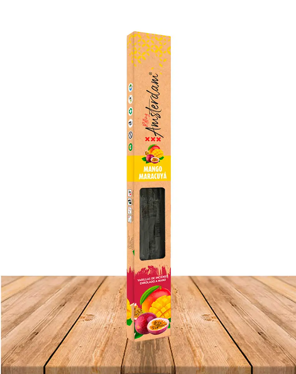 Incienso Jardin Rolling Amsterdam 41 Cm Mango Maracuyá 3