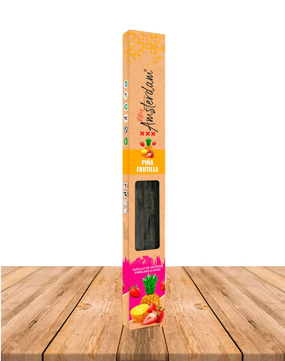 Incienso Jardin Rolling Amsterdam 41 Cm Piña Frutilla 3