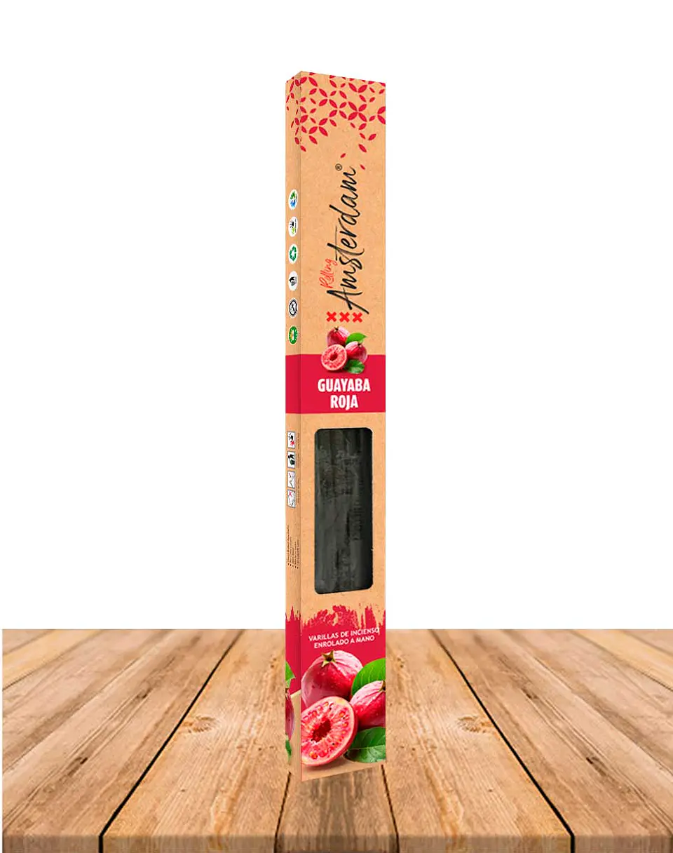 Incienso Jardin Rolling Amsterdam 41 Cm Guayaba Roja 3
