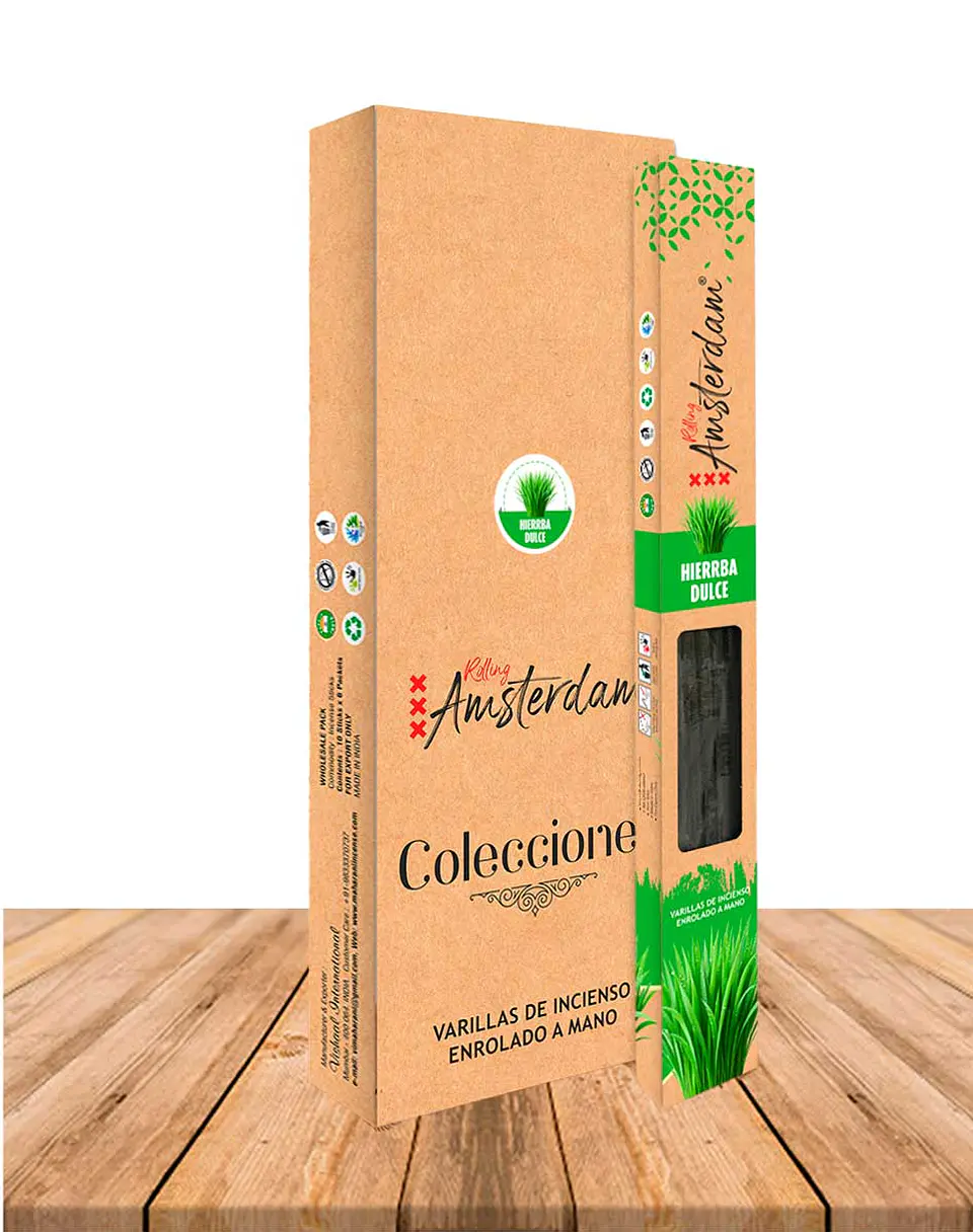 Incienso Jardin Rolling Amsterdam 41 Cm Hierba Dulce 2