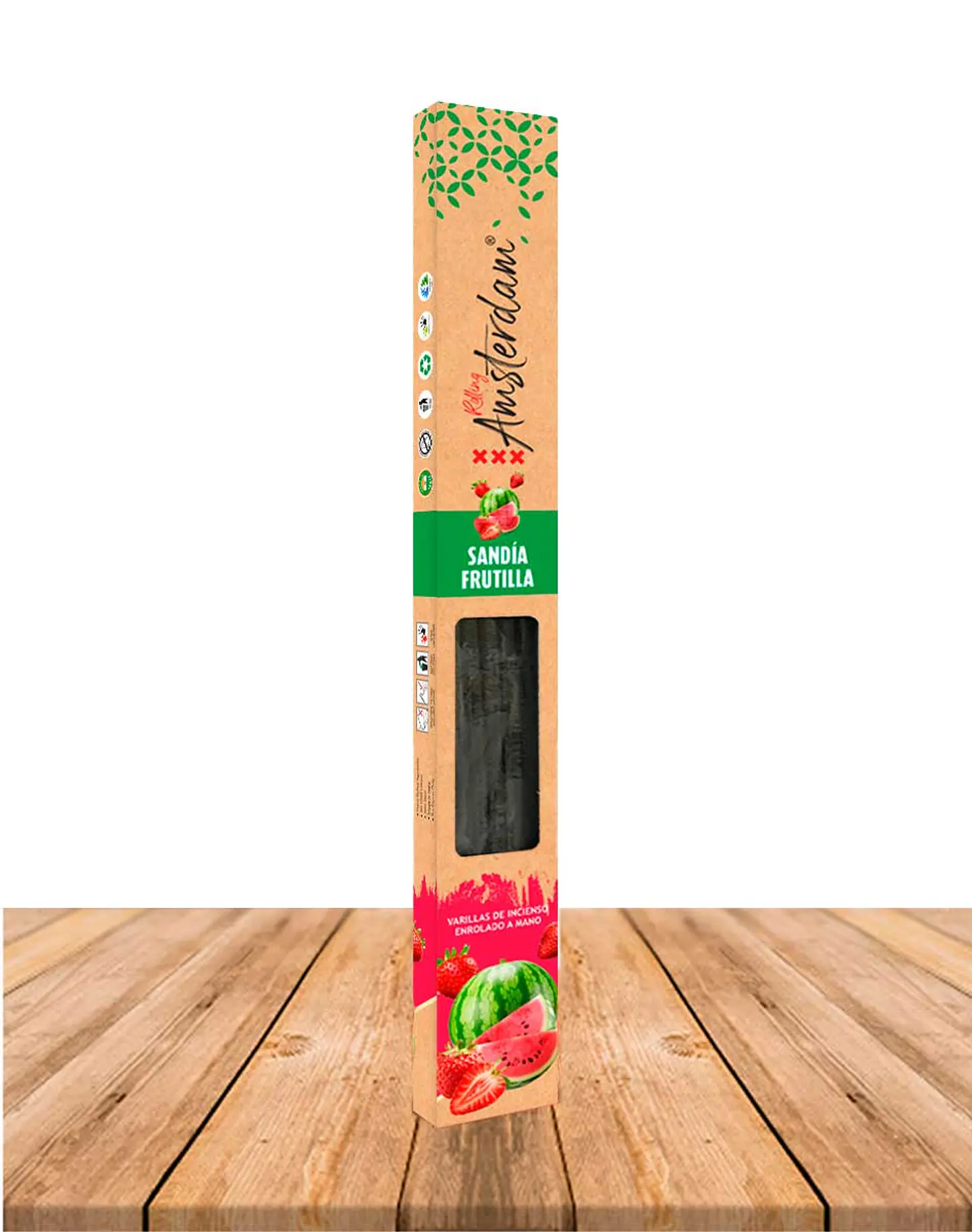 Incienso Jardin Rolling Amsterdam 41 Cm Sandia Frutilla 3