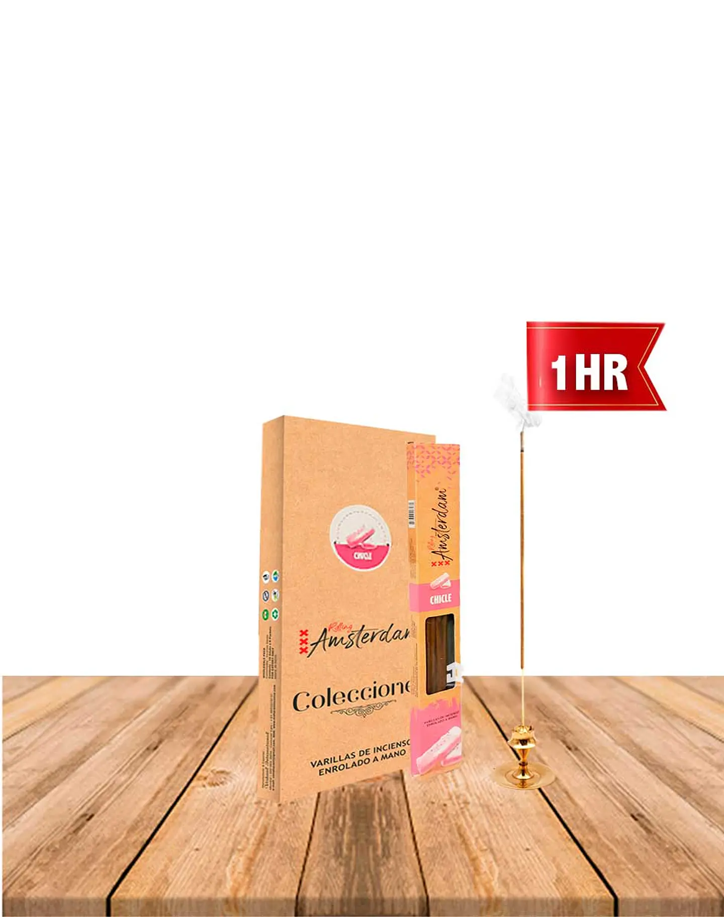 Incienso Jardin Rolling Amsterdam 20 Cm Chicle 1