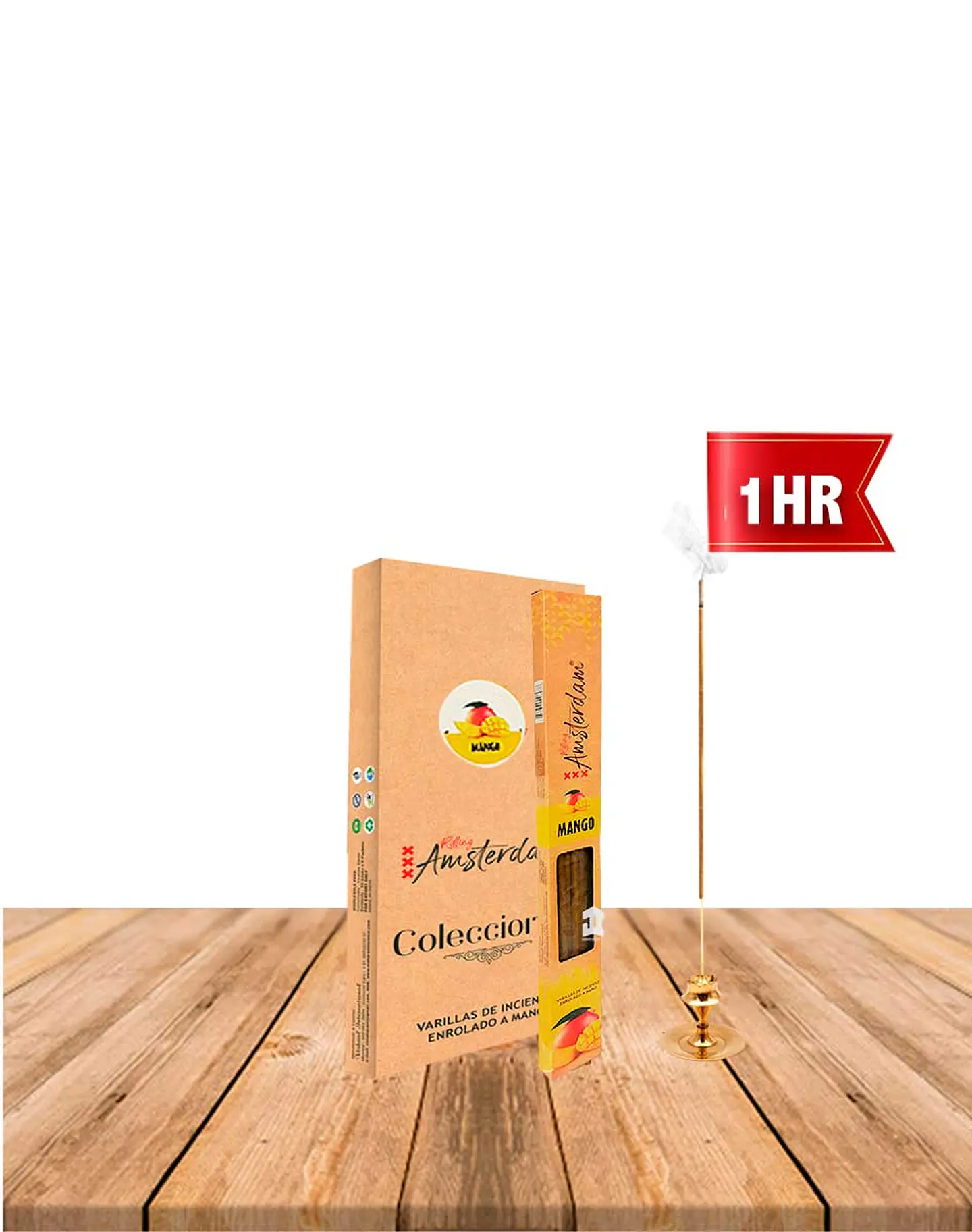 Incienso Jardin Rolling Amsterdam 20 Cm Mango 1