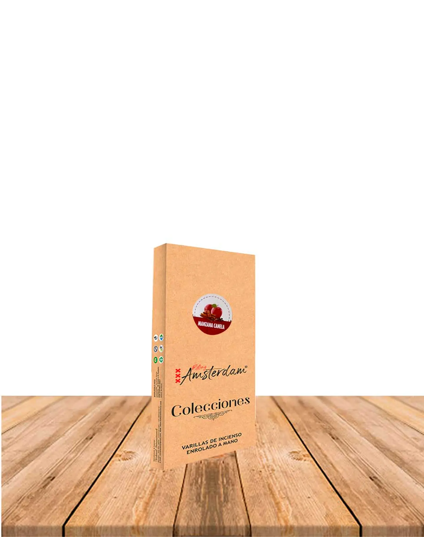 Incienso Jardin Rolling Amsterdam 20 Cm Manzana Canela 3
