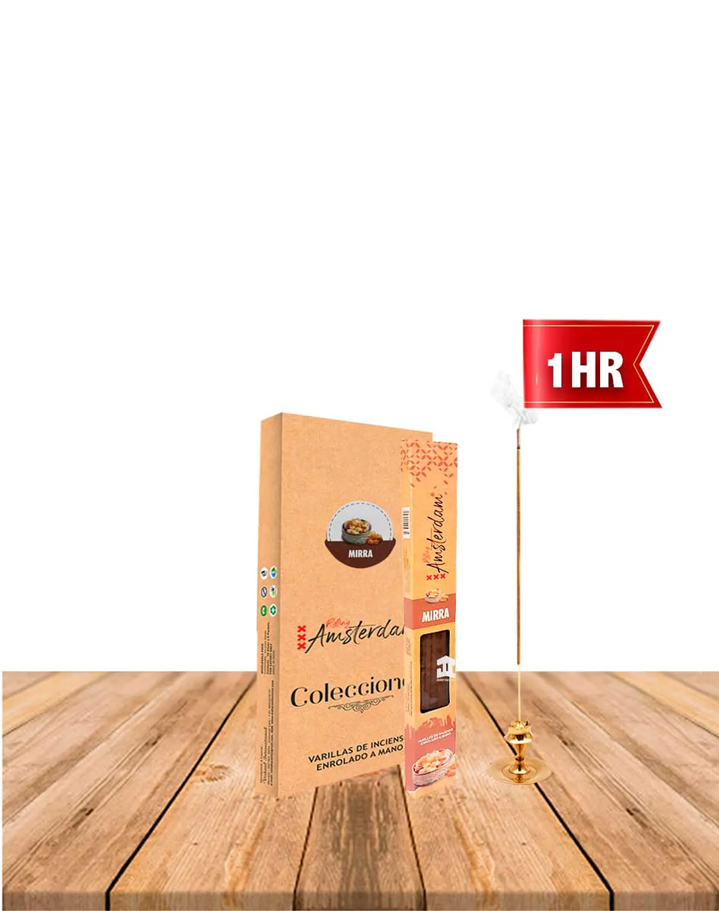 Incienso Jardin Rolling Amsterdam 20 Cm Mirra 1