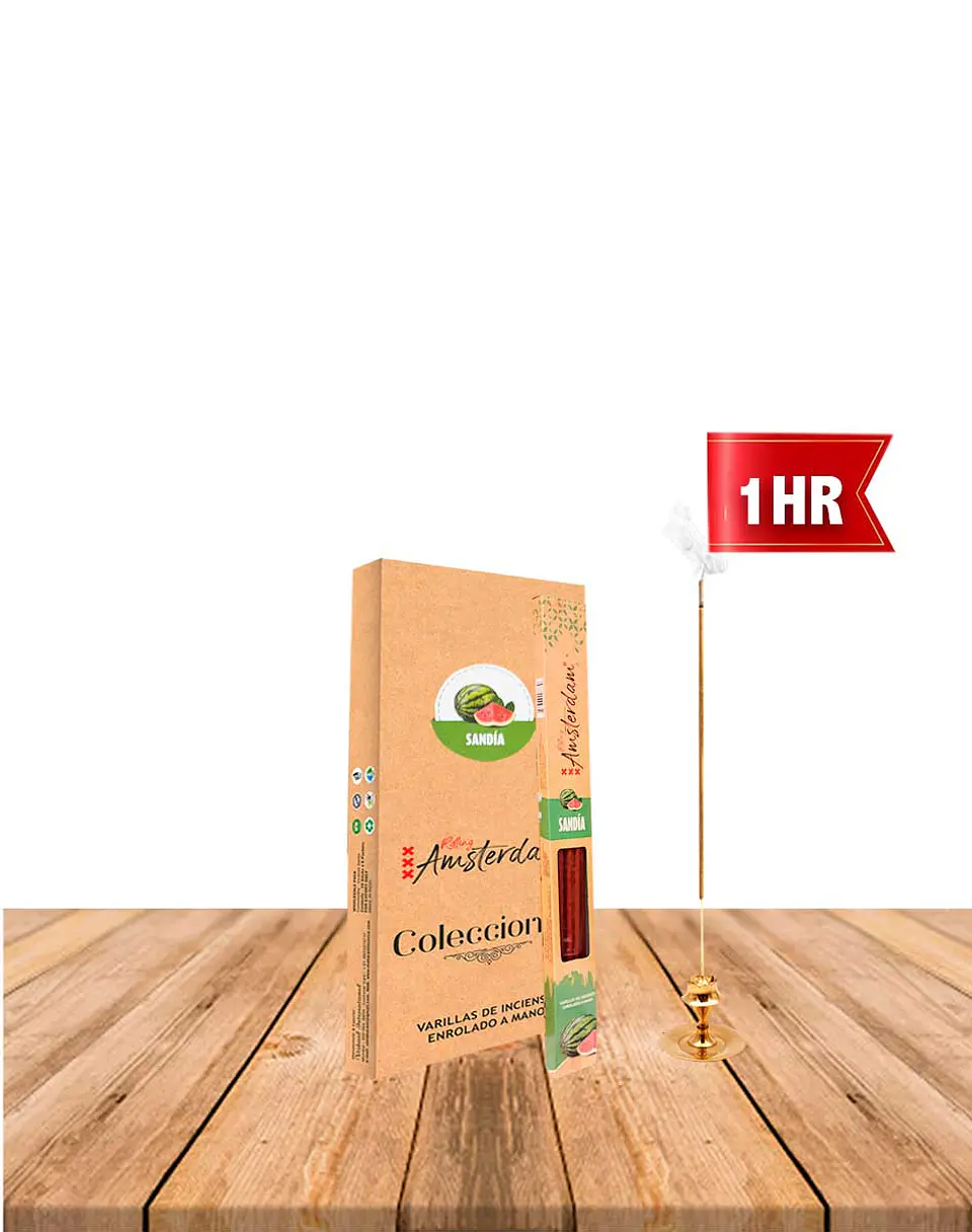 Incienso Jardin Rolling Amsterdam 20 Cm Sandia 1