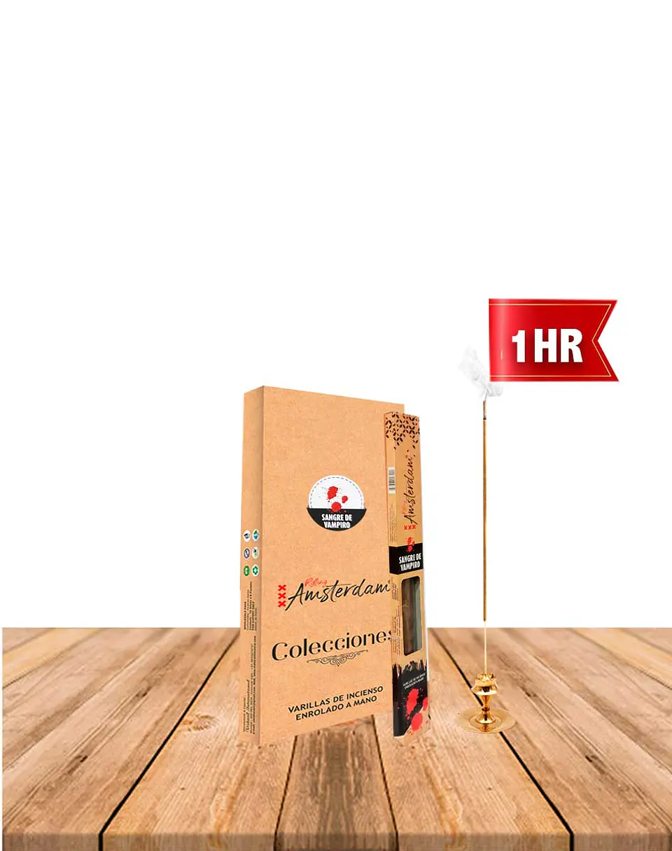 Incienso Jardin Rolling Amsterdam 20 Cm Sangre de Vampiro 1