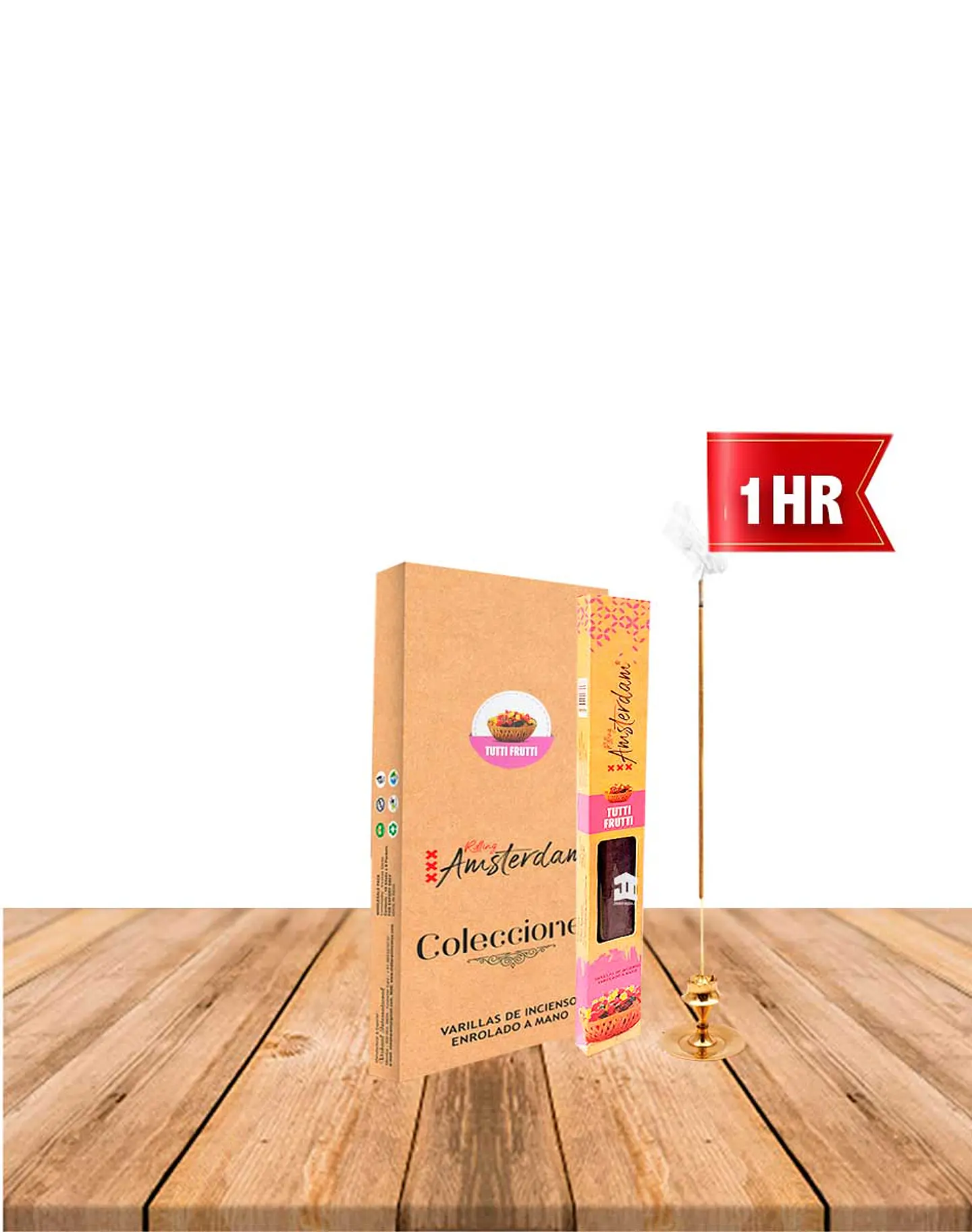 Incienso Jardin Rolling Amsterdam 20 Cm Tutti Frutti 1