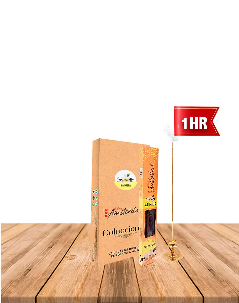 Incienso Jardin Rolling Amsterdam 20 Cm Vainilla 1