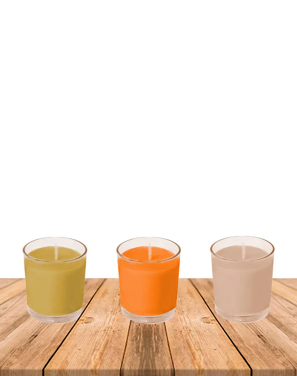 Pack Vela Votive Krishna Pack de 3 Frutas & Especies 2