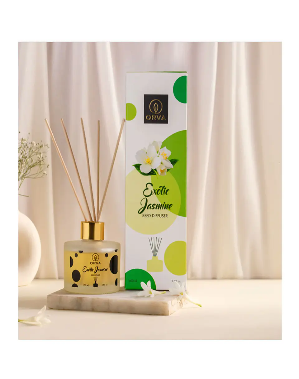 Difusor Mikado con Palitos Orva Jazmin Exótico 3