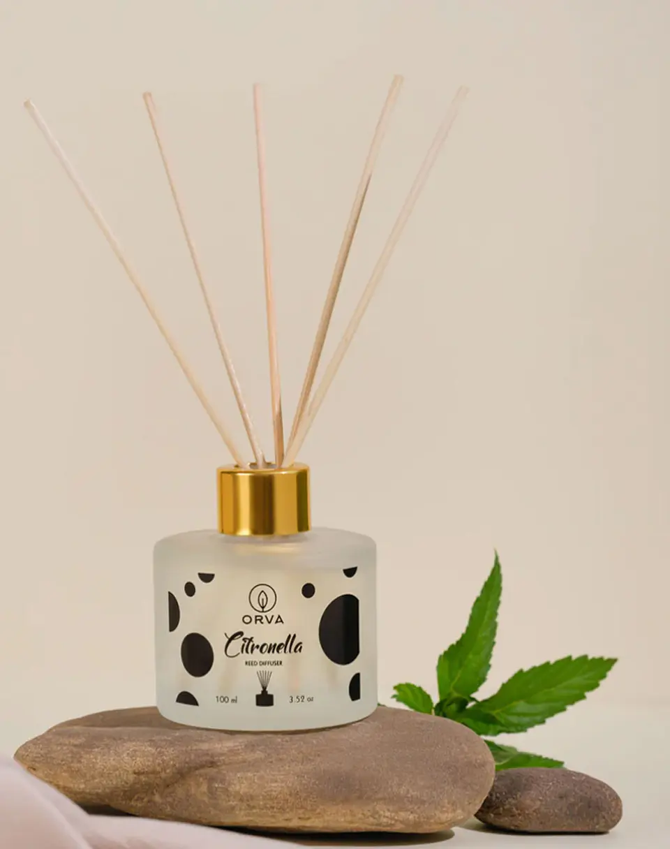 Difusor Mikado con Palitos Orva Citronella 3