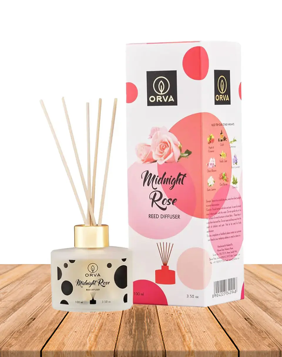 Difusor Mikado con Palitos Orva Rosa 1