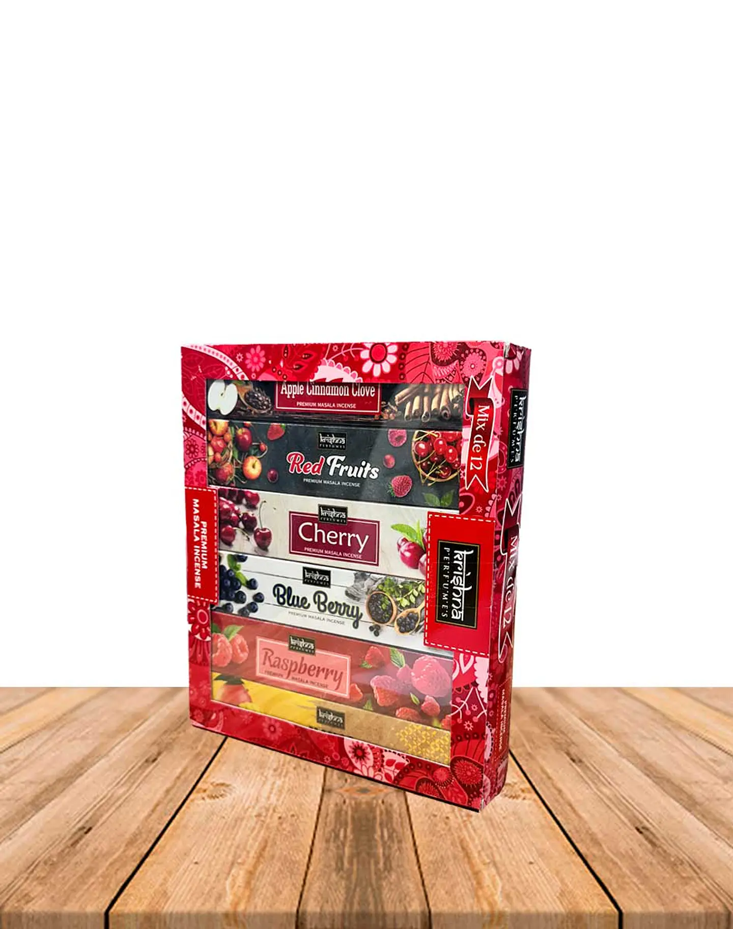 Incienso Krishna Premium Set Frutal de 12 2
