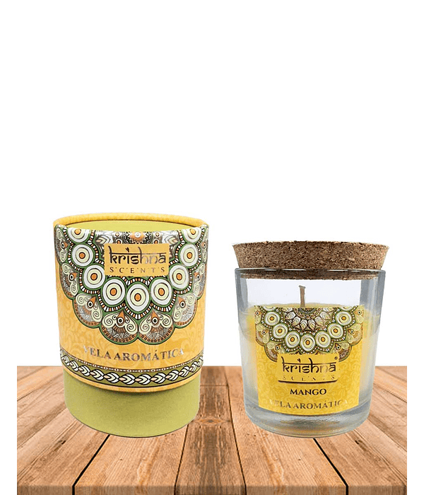Vela Aromática  Krishna 120 GR - Mango