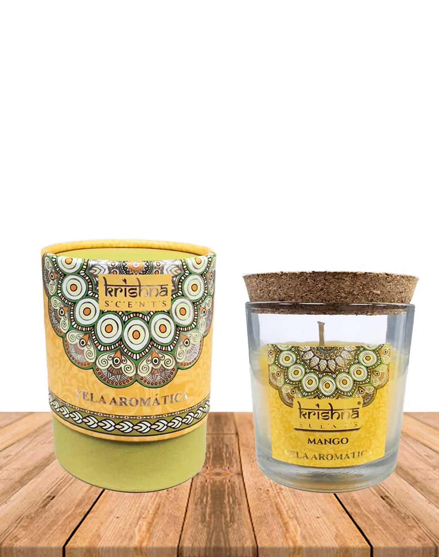 Vela Aromática  Krishna 120 GR - Mango 1