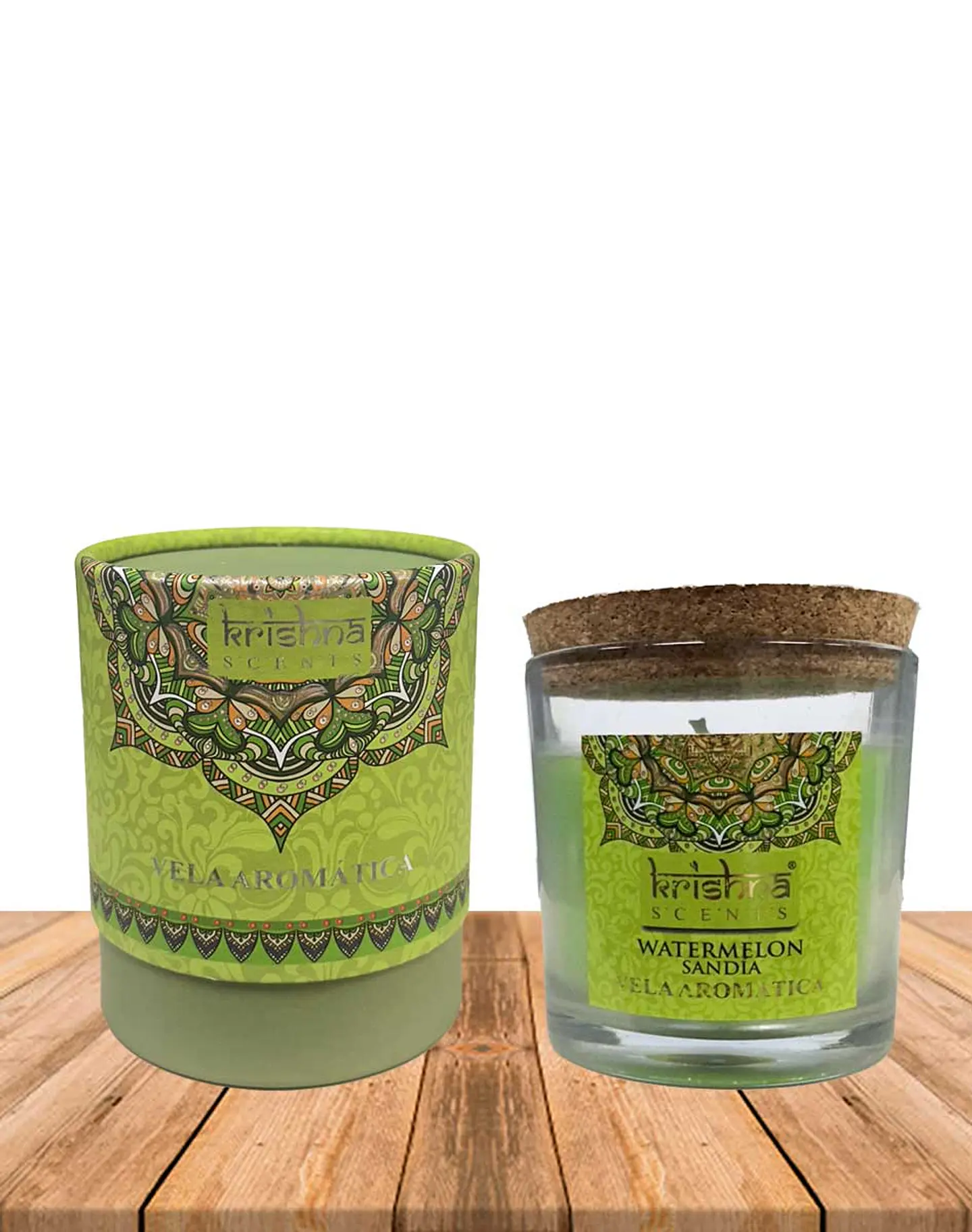 Vela Aromática  Krishna 120 GR - Sandía 1