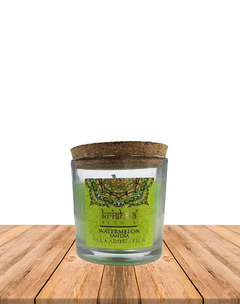 Vela Aromática  Krishna 120 GR - Sandía 3